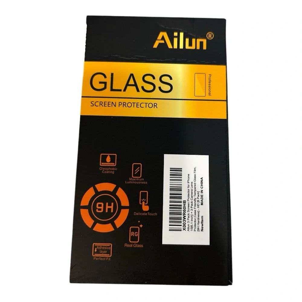 Ailun Screen Protector for iPhone 15 [6.1 inch]